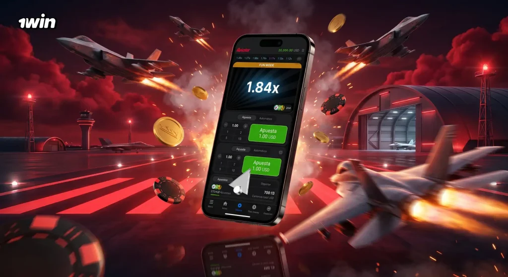 Regístrate en 1win y accede a Aviator ahora